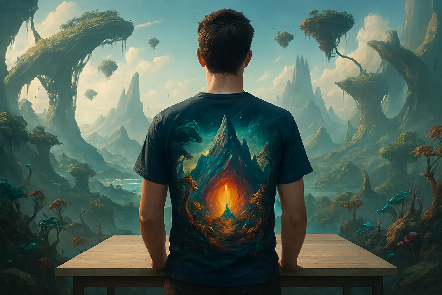 Wear a New World: Exploring Fantasy Realms Through T-Shirt Art
