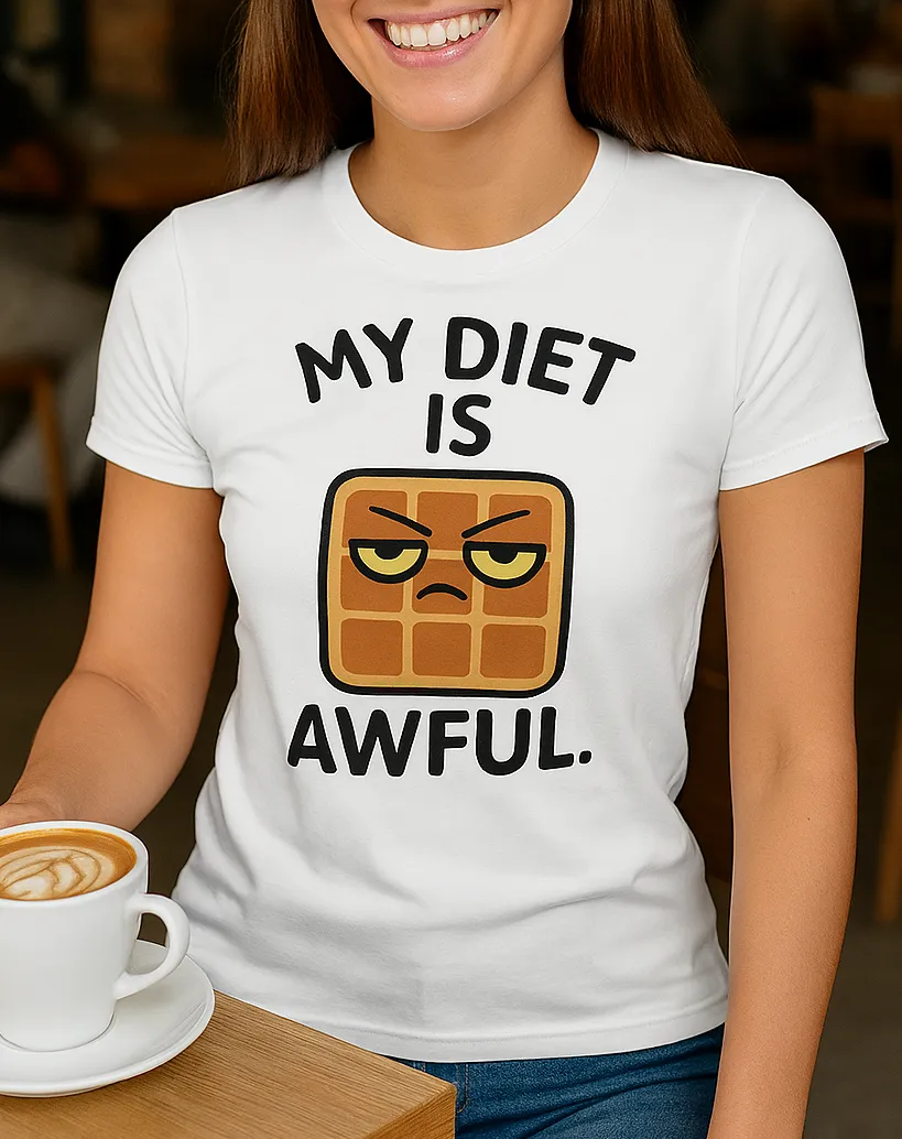 My Diet Is Awful Waffle